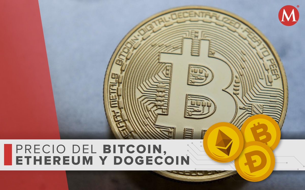 Precio-bitcoin ethereum dogecoin-HOY.  5-julio 2022. México