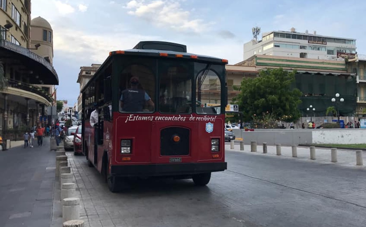 Tampico cuenta con el servicio de tranvía turístico.