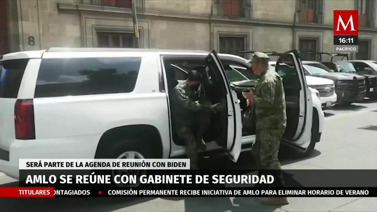 AMLO se reúne con gabinete de seguridad