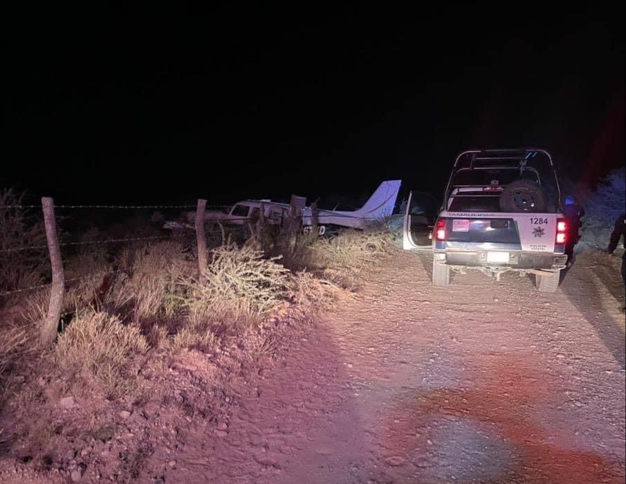 En la avioneta viajaban al menos cinco tripulantes, pero solo una mujer resultó lesionada.