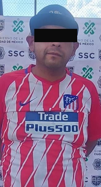 Detenido por asalto automovilístico.