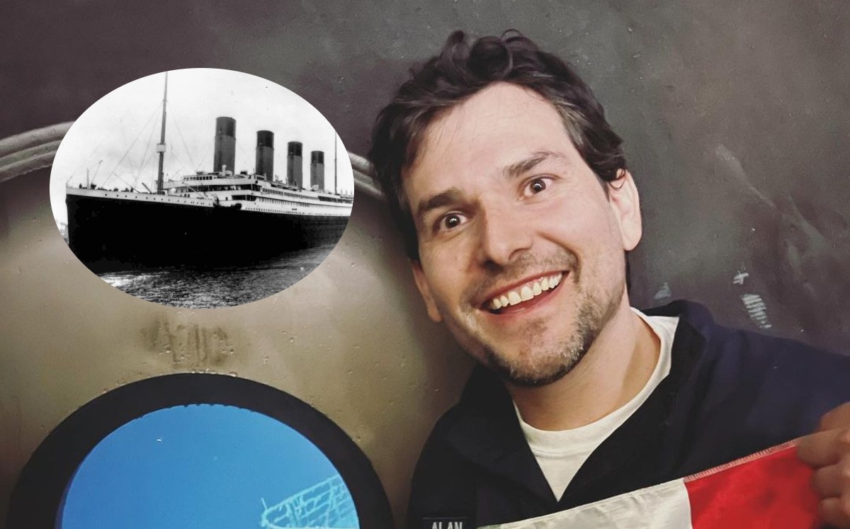 El actor tuvo la oportunidad de ver los restos del Titanic (Especial).