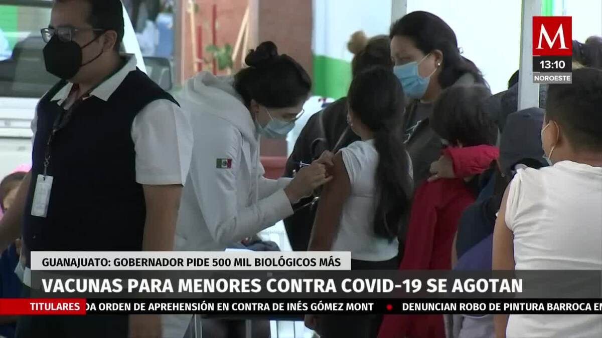 En Guanajuato se agotan las vacunas contra covid para menores