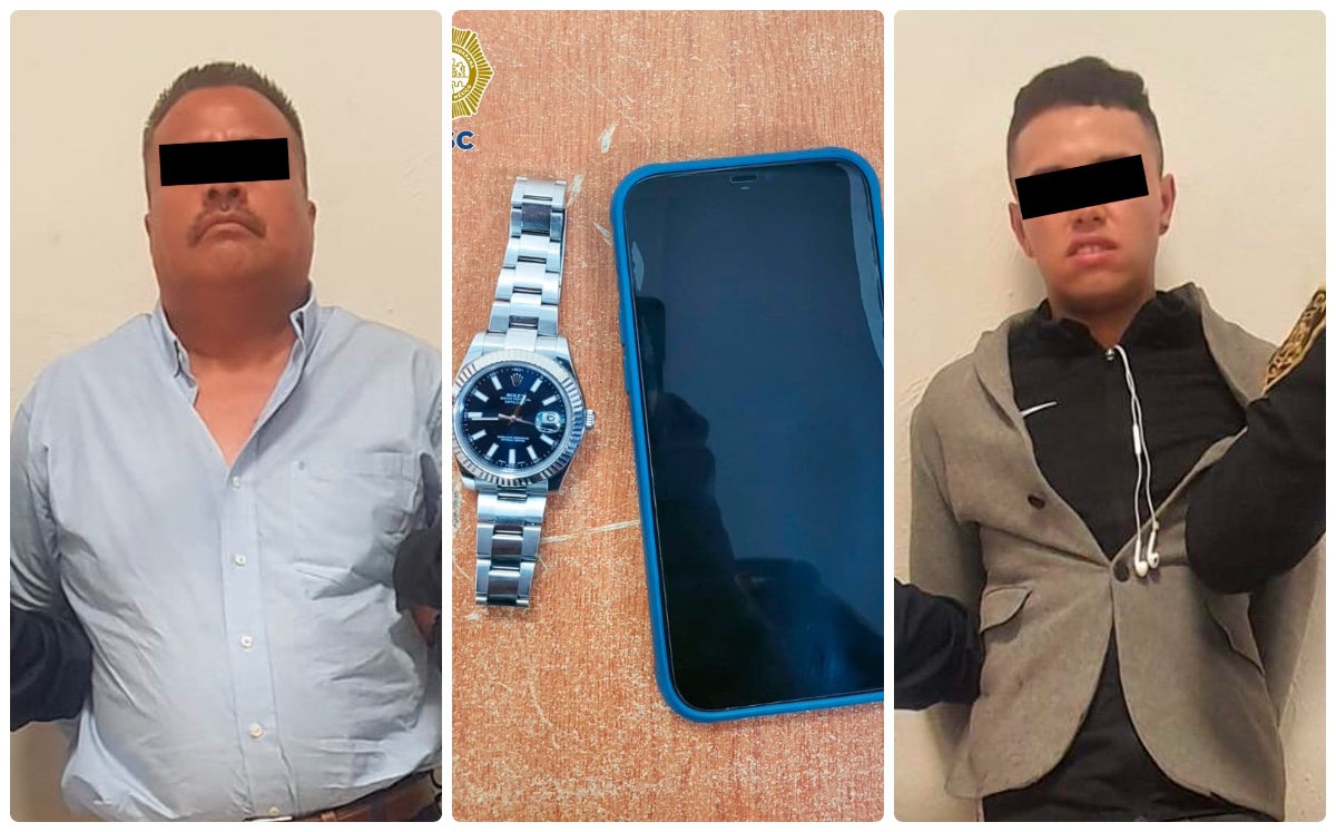 Los hombres fueron detenidos en la CdMx. (Especial)