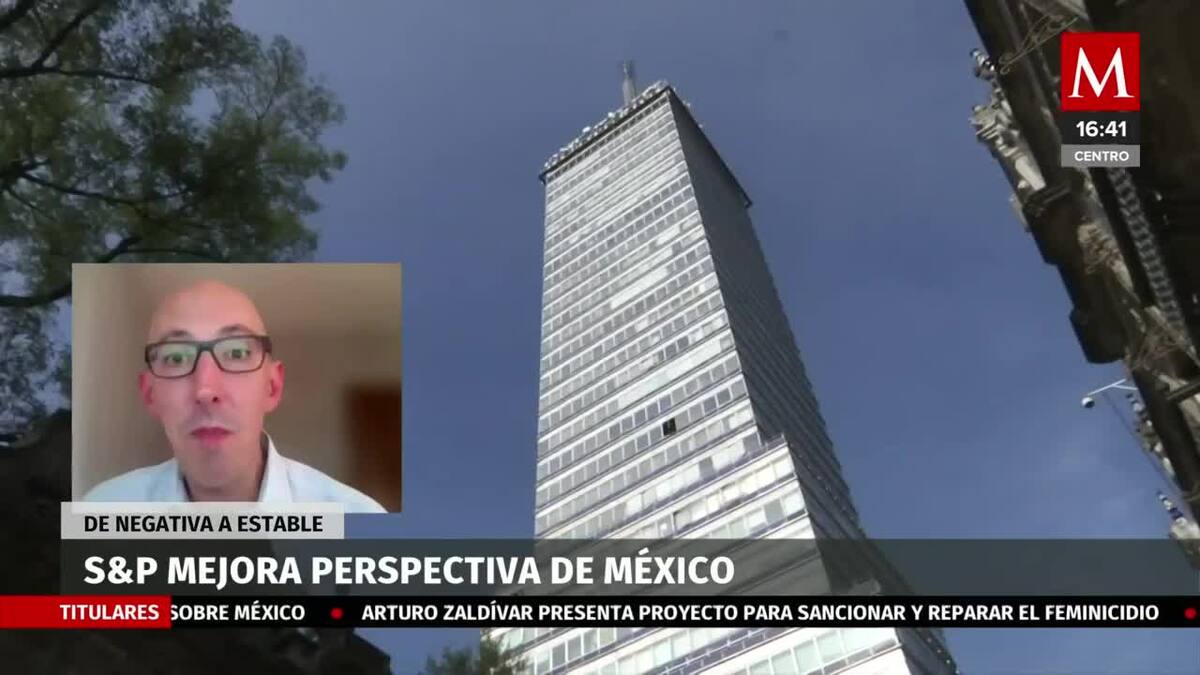 Mejora perspectiva de México de negativa a estable