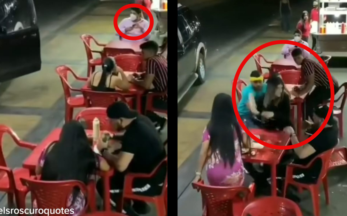 Mujer cacha a su esposo infiel en puesto de comida; lo confronta y se hace viral | ESPECIAL