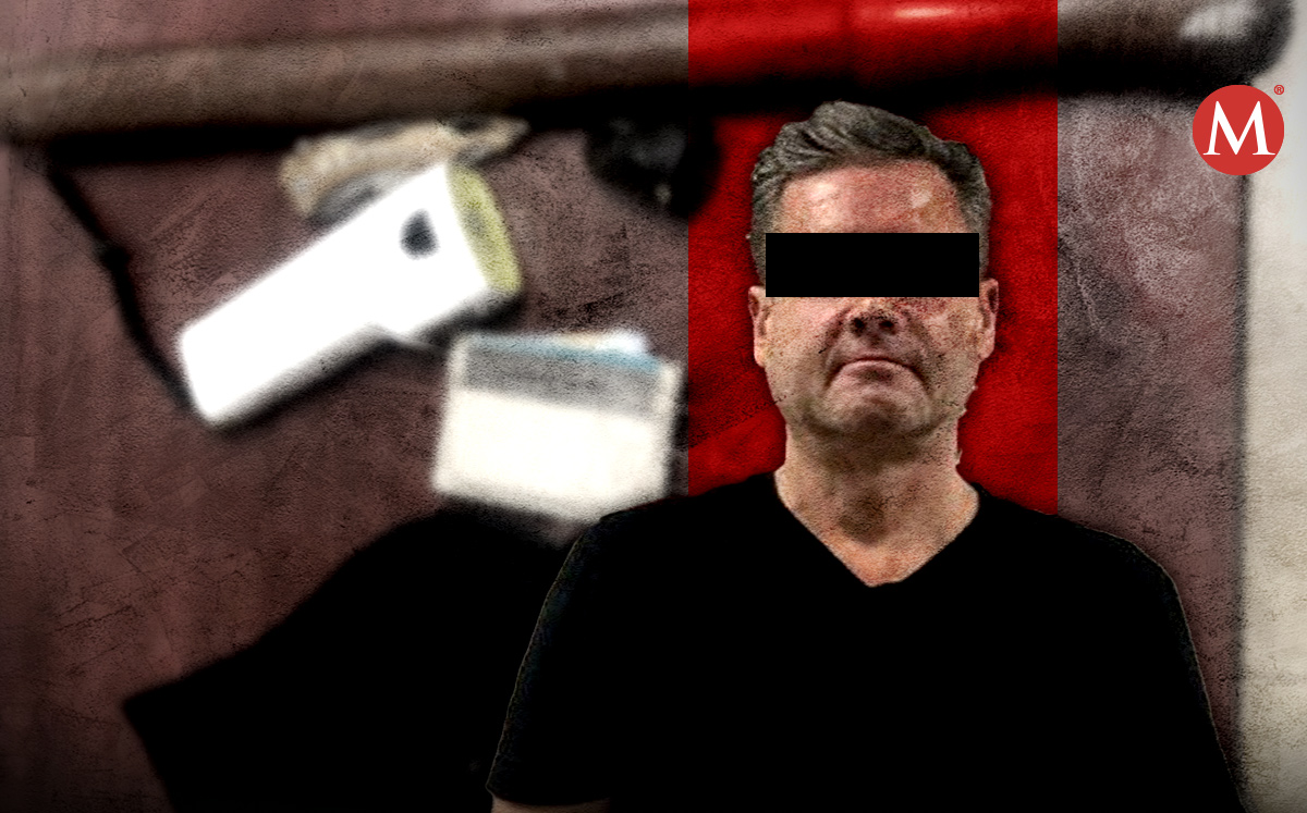 Octavio "N", de 50 años de edad, detenido en San Pedro Garza García.