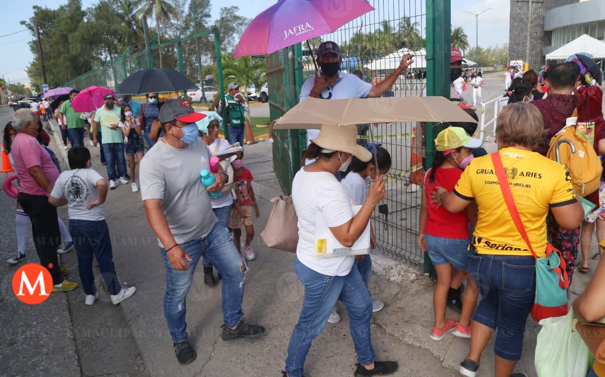 Vacunación anticovid en Tamaulipas. (Yazmín Sánchez)