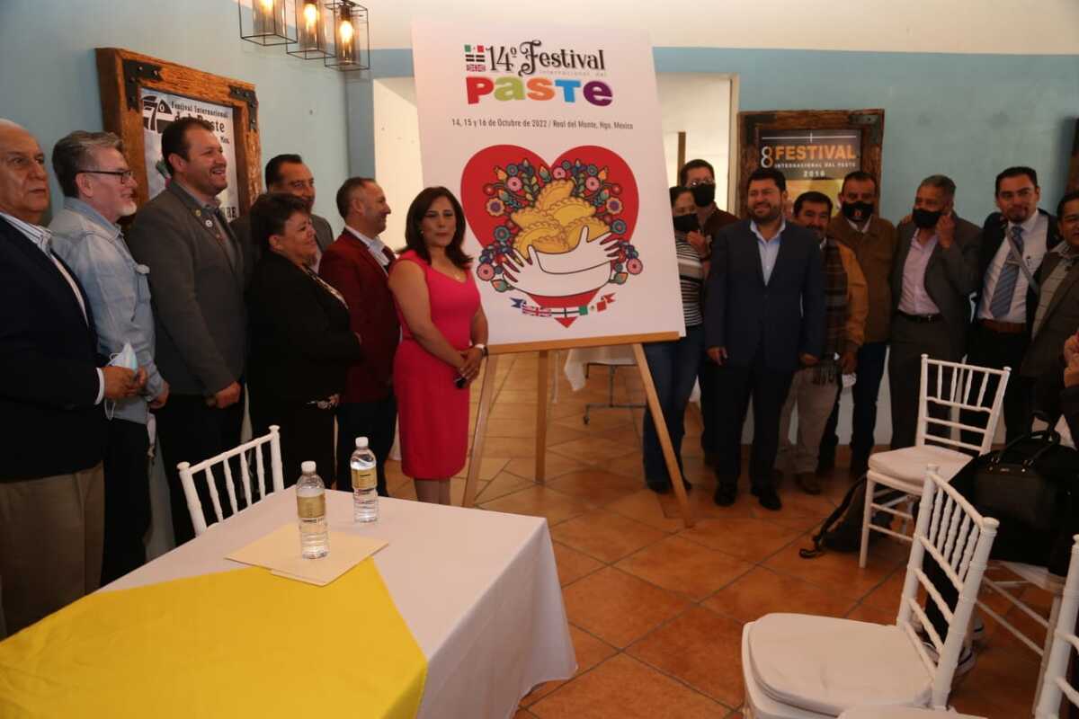 Conferencia de prensa y develación del cartel de la 14°va  edición del Festival del Paste en el Pueblo Mágico de Real del Monte (Jorge Sánchez)