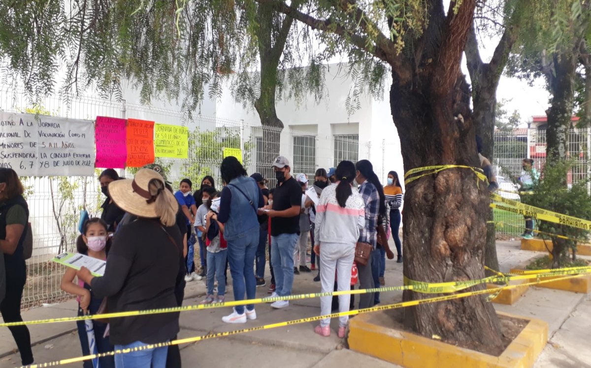 Vacunación a menores en San Pedro Cholula | Rafaél González