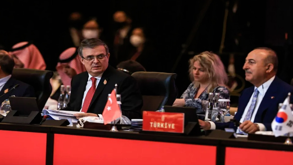 Ebrard cuestiona a Rusia en el G20 sobre detener la guerra en Ucrania