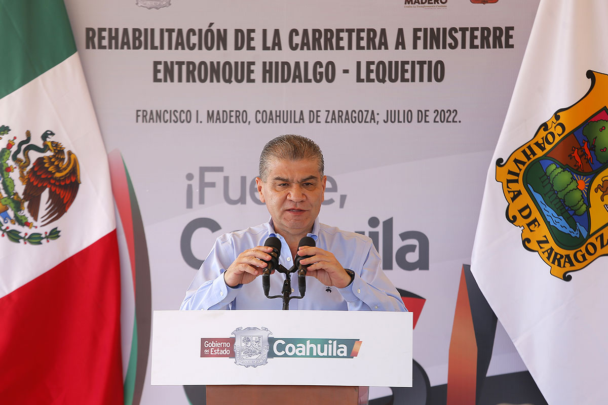 Gobernador de Coahuila, Miguel Ángel Riquelme Solís. (Mauricio Román)