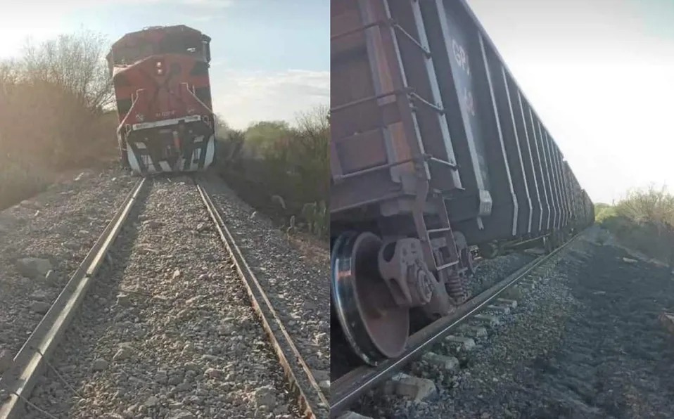 Supuesto robo de rieles causa descarrilamiento de trenes. Foto: Especial