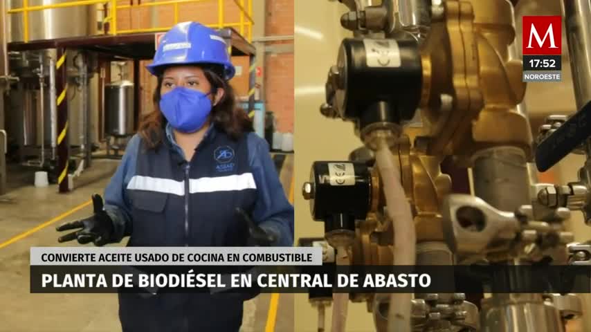 Planta de biodiésel en la Central de Abastos