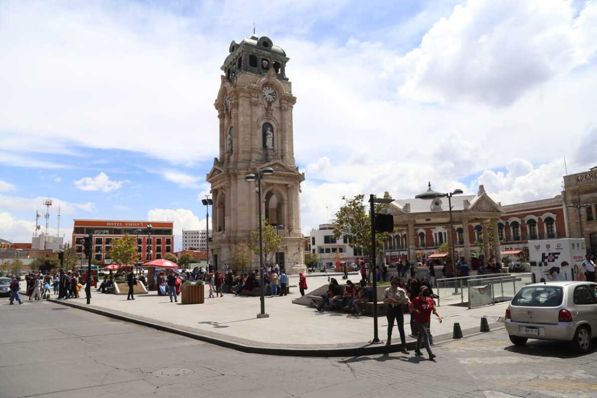 Reloj monumental de Pachuca. (Jorge Sánchez)