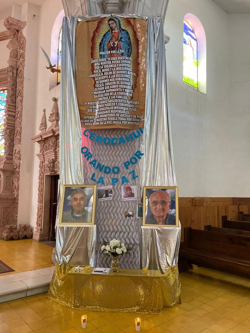 Cerocahui, sacerdotes jesuitas, Javier Campos Morales, Joaquín Mora Salazar, Enrique Mireles