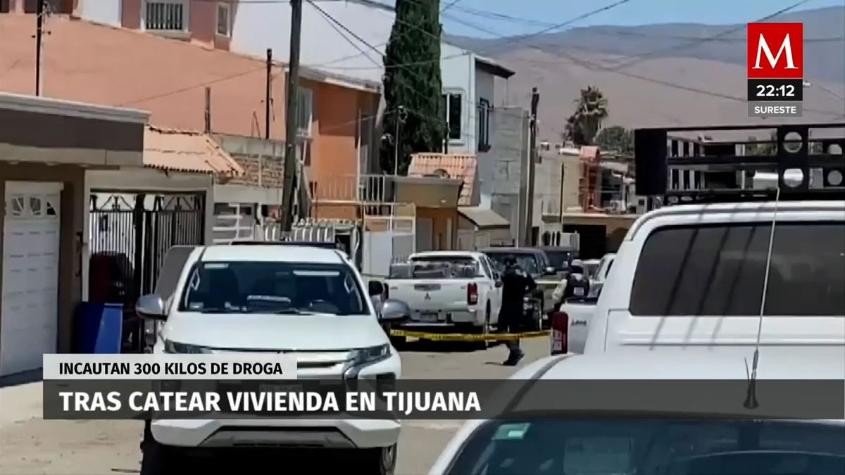 FGR asegura 300 kilos de mariguana dentro de una casa en Tijuana