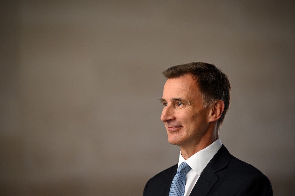 Jeremy Hunt, ex ministro de Salud y de Exteriores de Reino Unido. (AFP)