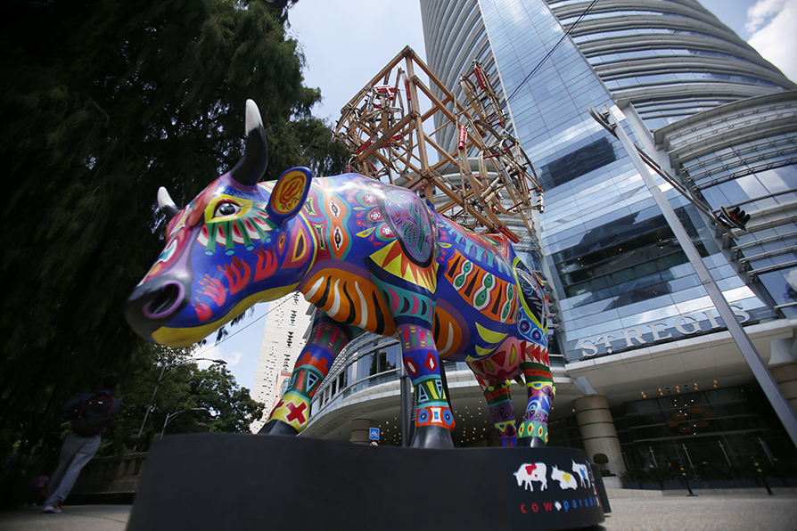 Las vacas estarán sobre Reforma del 10 de julio al 28 de agosto. |Ariana Pérez