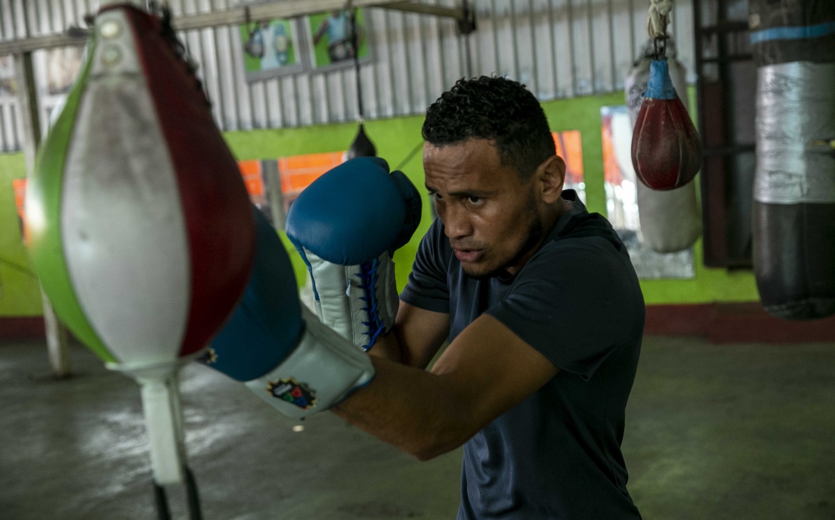 Alexander Mejía, boxeador nicaragüense que quiere ir por un título mundial