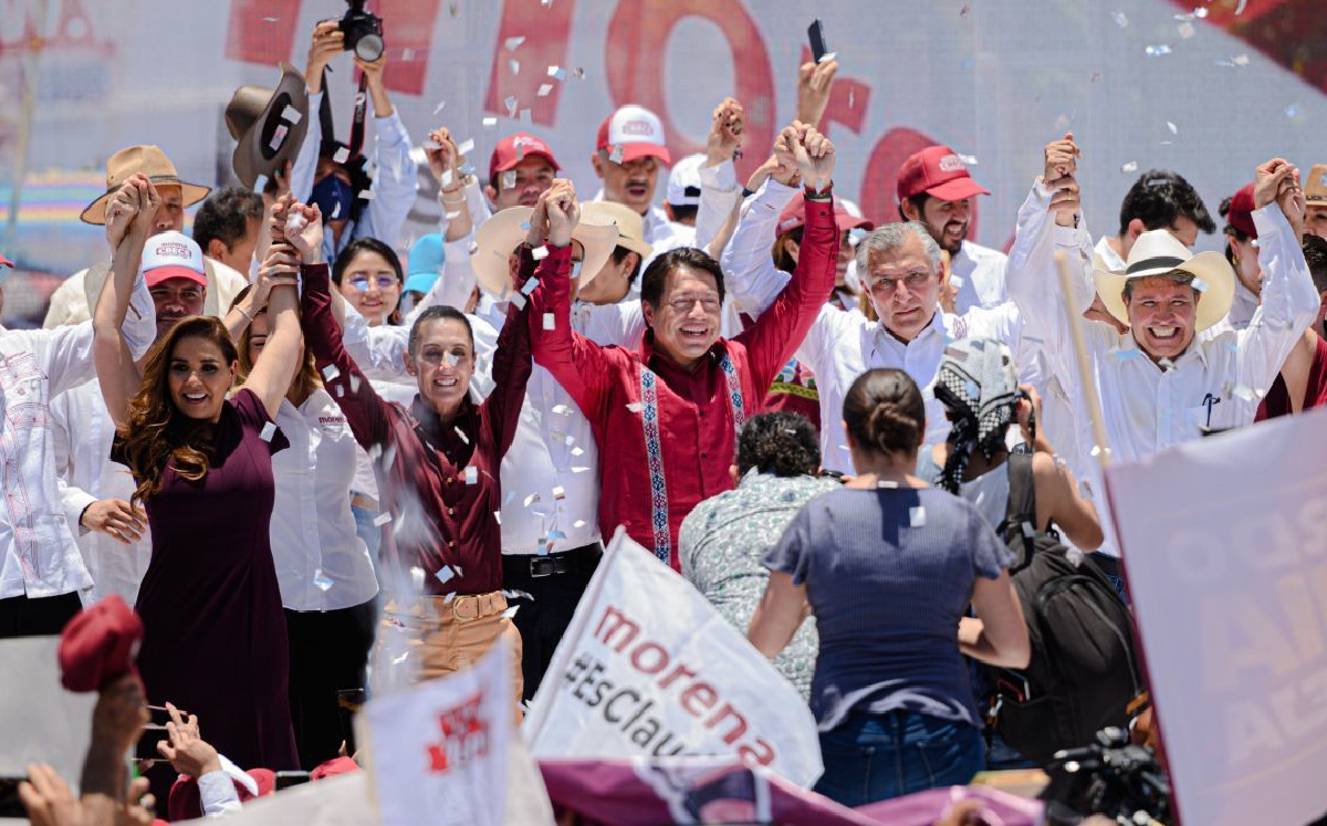 Los aspirantes participaron en un evento en Coahuila con miras a las elecciones. | Cuartoscuro