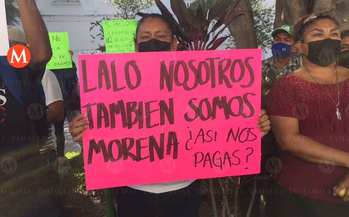 Por medio de carteles solicitaron el apoyo del próximo gobernador Américo Villarreal