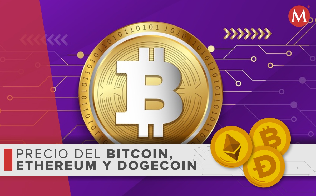 Precio-bitcoin ethereum dogecoin-HOY.  11-julio 2022. México