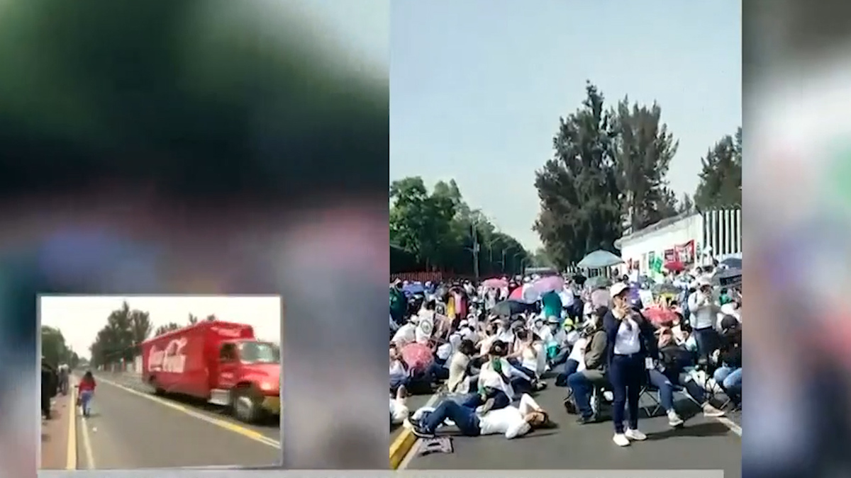 Bloquean ruta de RTP de L1 del metro