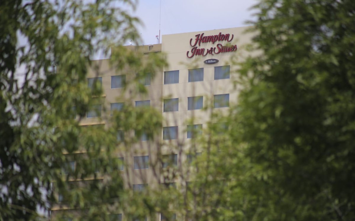 Fachada de un hotel en la zona Angelópolis | Andrés Lobato