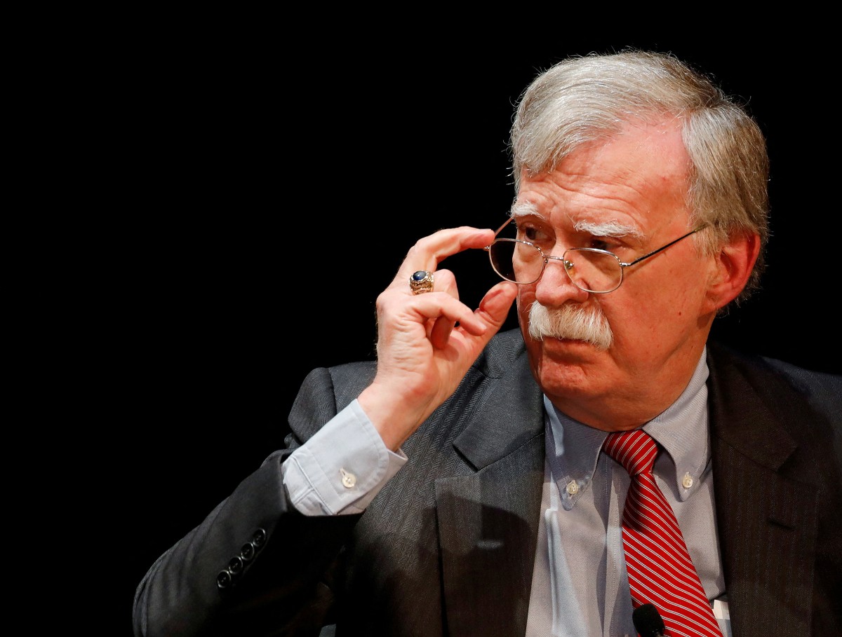 John Bolton, ex asesor de Seguridad de Donald Trump. (Reuters / Archivo)