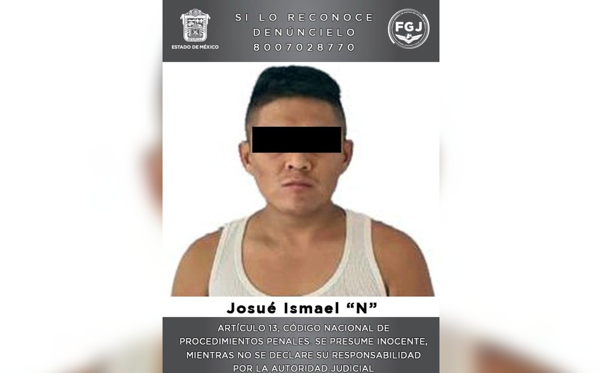 "Josué Ismael ´N´ fue ingresado al Centro Penitenciario y de Reinserción Social de Tlalnepantla" | Especial.
