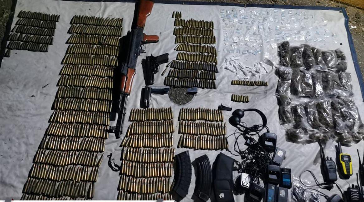 Las armas fueron aseguradas por elementos de seguridad | especial