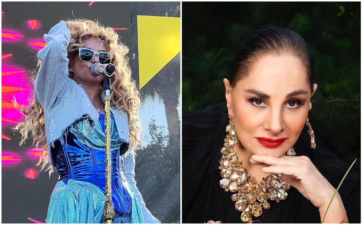 Paulina Rubio dedica mensaje a Susana Dosamantes en concierto (Instagram).