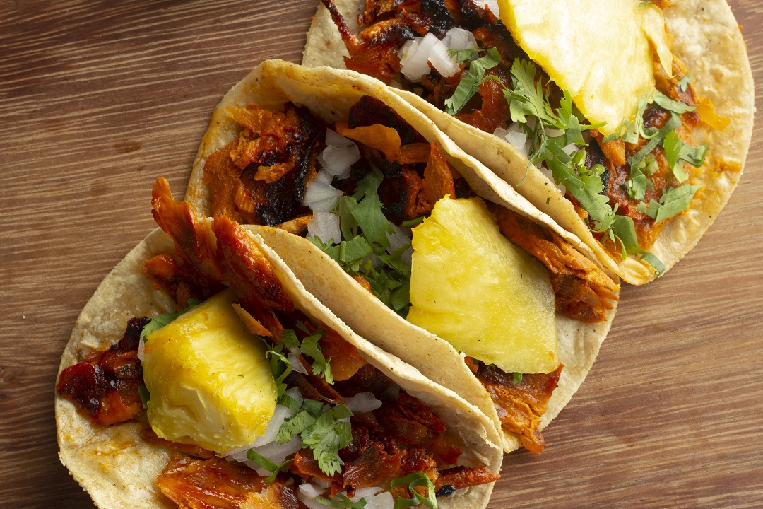 El tradicional taco al pastor es ideal para degustarse con vino. (Cortesía)