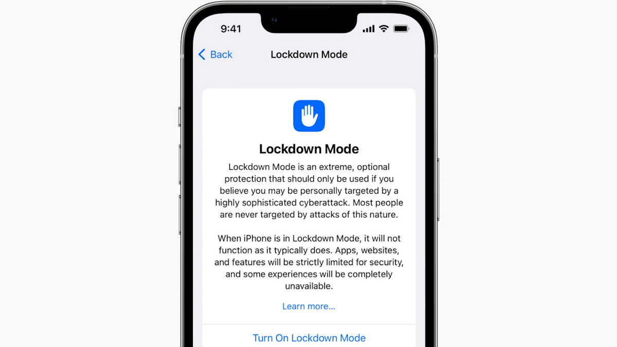 Apple tendrá modo de extrema seguridad