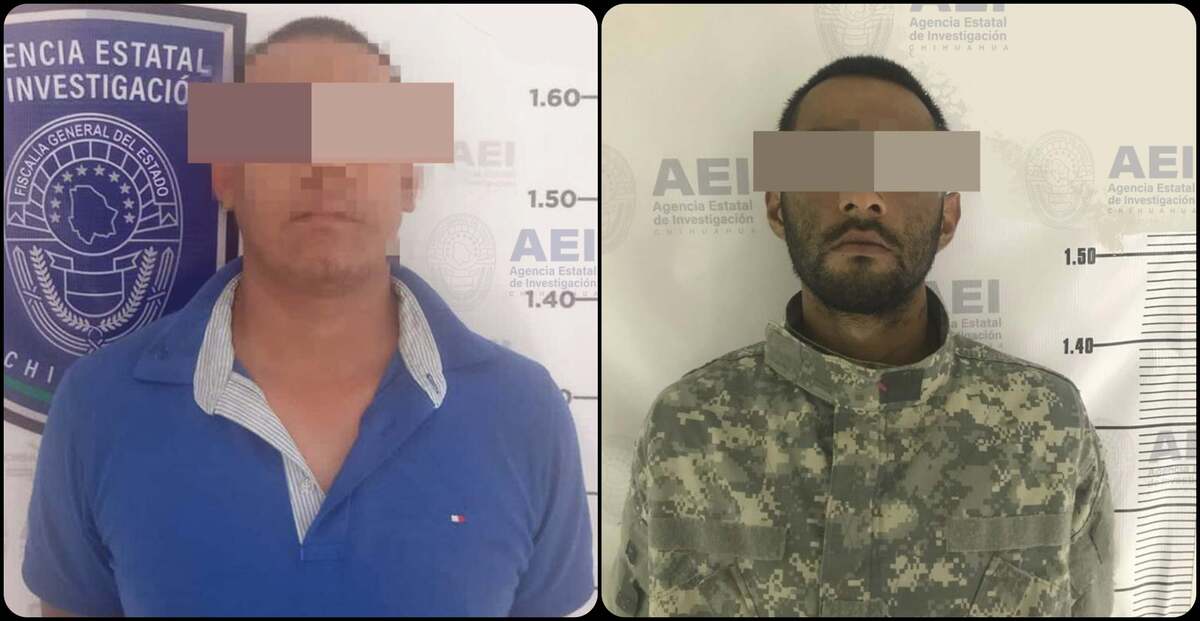 Los dos detenidos fueron puestos a disposición. (Blanca Elizabeth Carmona)