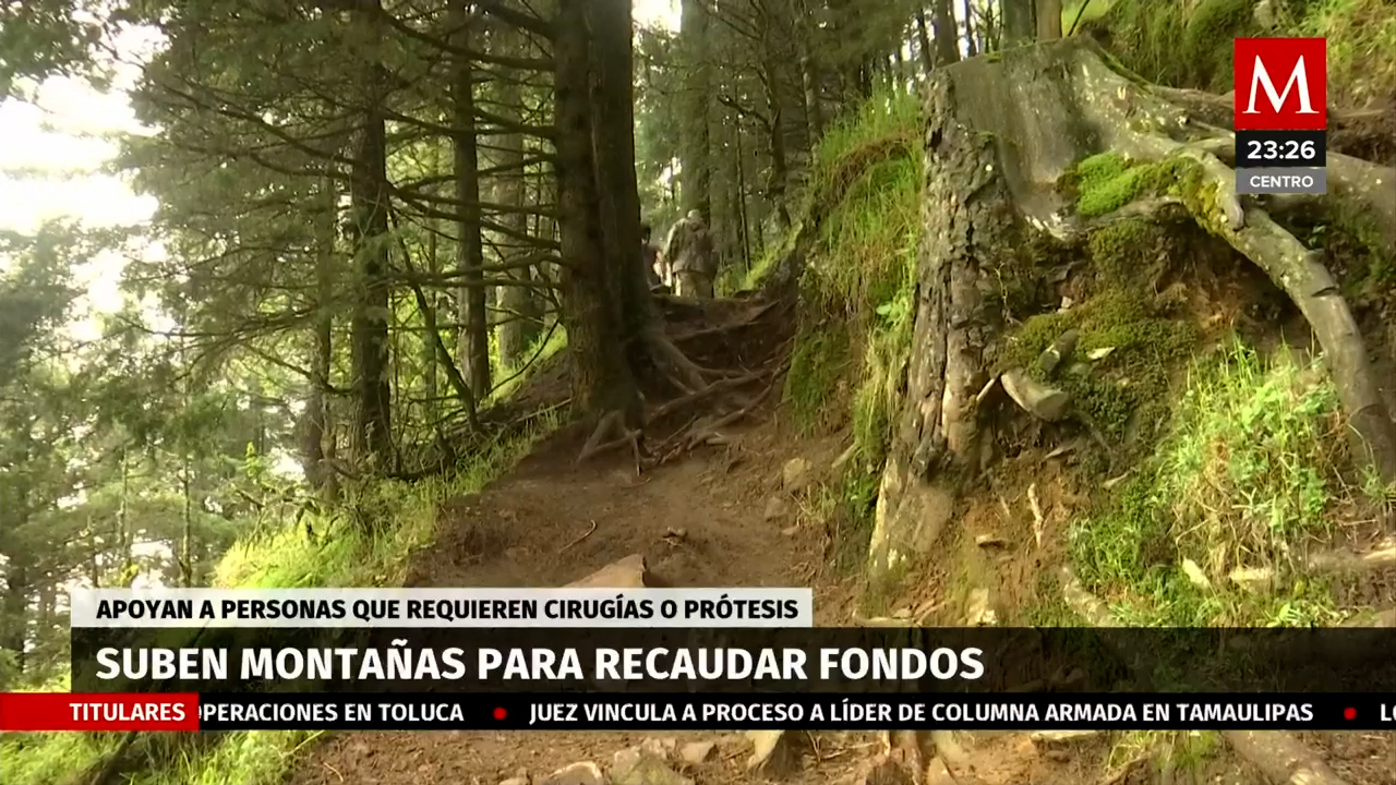 El es Fabrizio Motta, alpinista mexicano Fundador de "Montaña con Causa"
