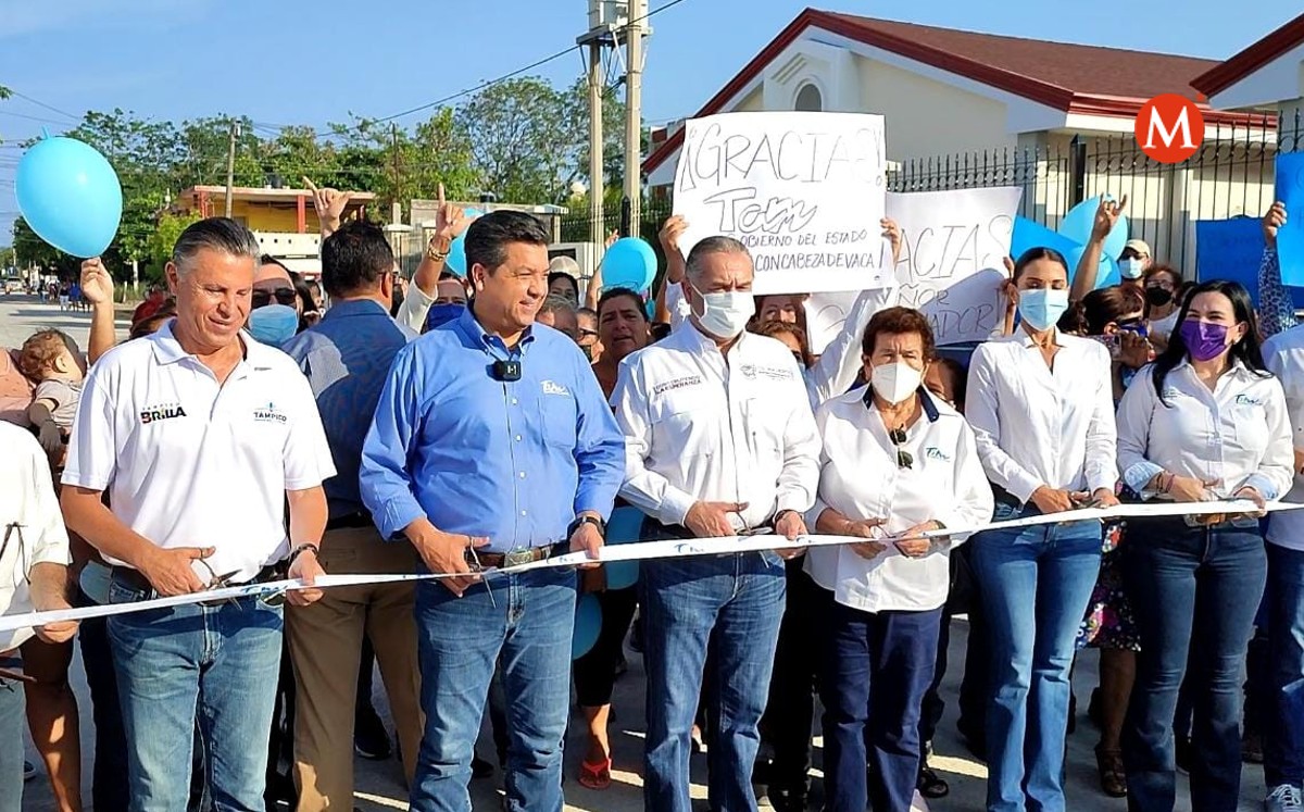 Francisco García Cabeza de Vaca inauguró obras en Tampico. (Jaime Maya)