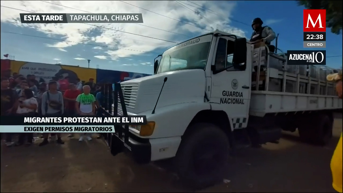 Caravana con al menos 200 migrantes sale de Tapachula, Chiapas