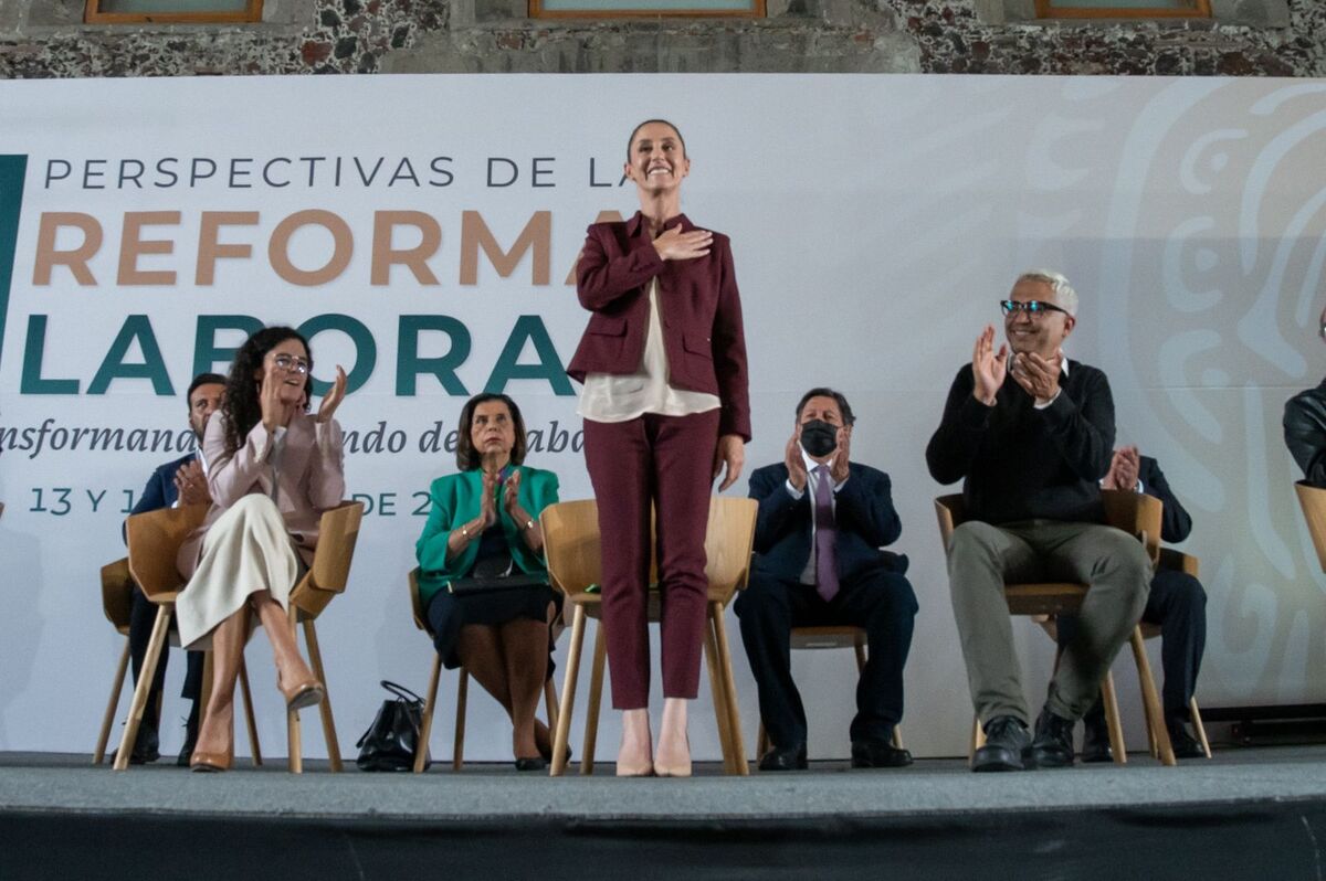 Claudia Sheinbaum en la conferencia | Especial