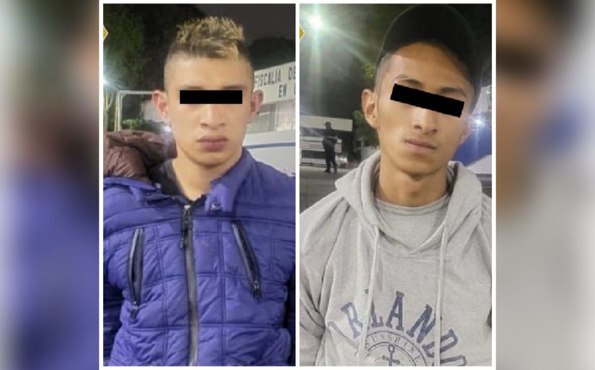 Detienen a dos asaltantes en Plaza Lindavista. | Especial