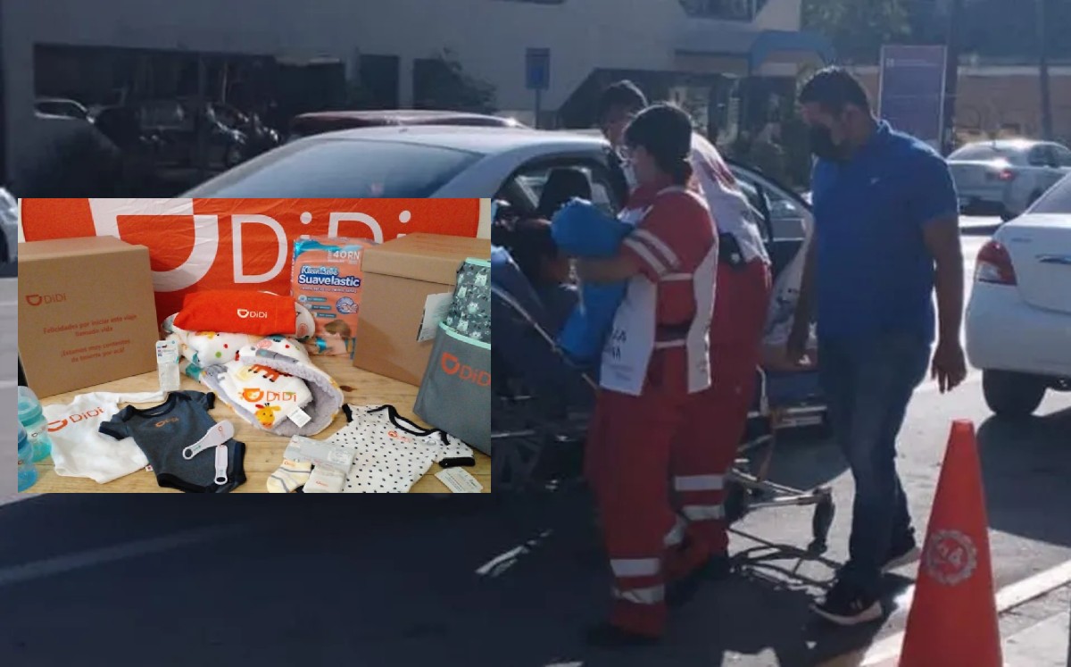 Didi envía regalos a bebé que nació en taxi en Ciudad Victoria. (Especial)