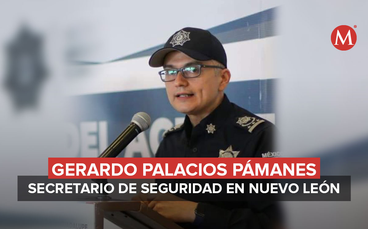 Gerardo Palacios Pámanes, titular de la Secretaría de Seguridad en Nuevo León.