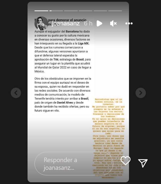 esposa de Dani Alves