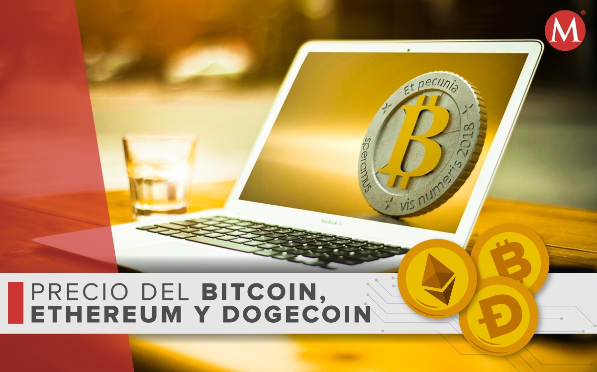 Precio-bitcoin ethereum dogecoin-HOY.  14-julio 2022. México