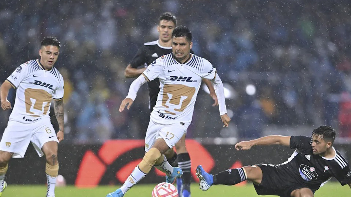 Pumas empata con el Celta de Vigo en partido amistoso en CU