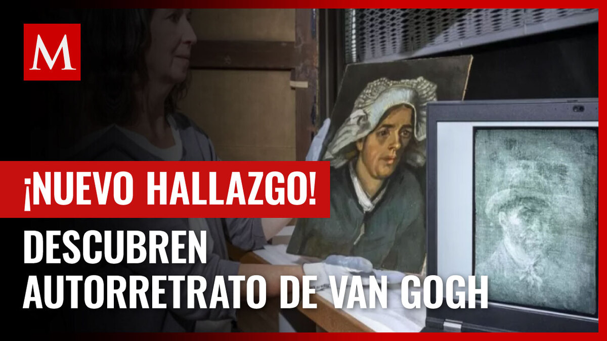 Van-Gogh. Descubren autorretrato inédito detrás de cuadro en Escocia