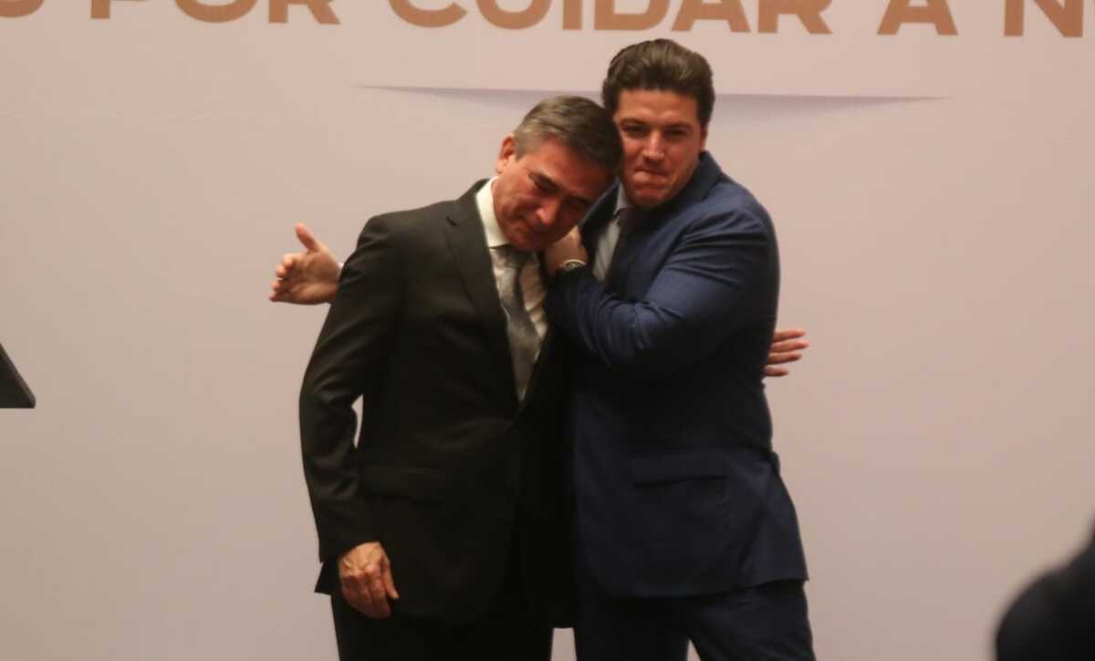 Aldo Fasci y el gobernador Samuel García. Foto: Jorge López