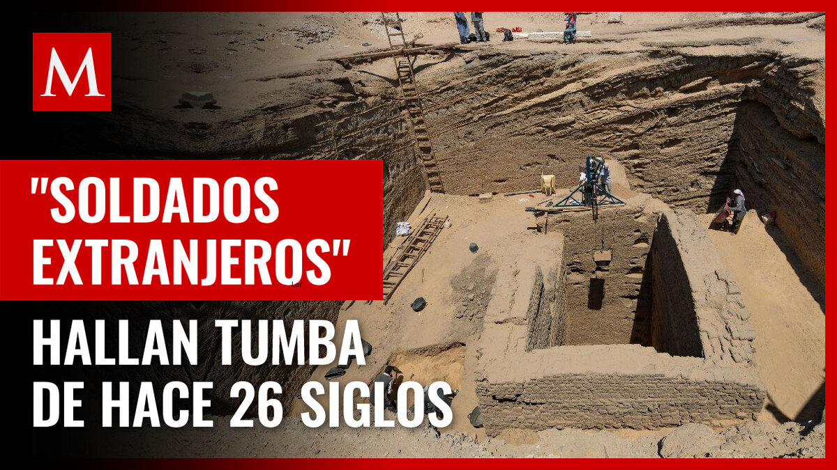 Encuentran tumba vacía en Egipto de hace 26 siglos