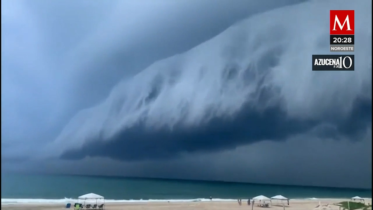 Nube playa Miramar, Tamaulipas ¿Cómo se forma y por qué se ve así?